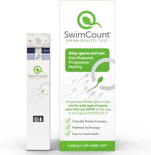 SwimCount At-Home Male Fertility Test, Measures Progressive Sperm Motility with
