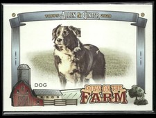 2020 Topps Allen & Ginter #DF-D Dog Down on the Farm