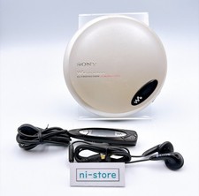 SONY WALKMAN D-EJ775 Silver Portable CD Player Japan Working - Very Good