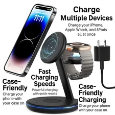 ✅NEW 3 in 1 charging Station for apple Devices
