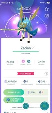 Pokemon Trade GO - Crowned sword Shiny zacian...