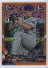 2018 Bowman Orange Shimmer Refractor 17/25 Jordan Humphreys #BCP66 0it8