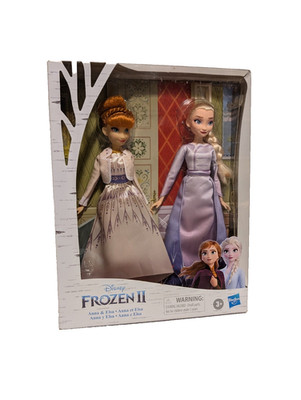 Anna & Elsa Disney Frozen II Doll Set Hasbro 2 Pack Fashion Dolls