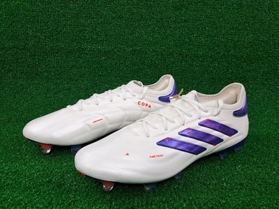 adidas COPA PURE ホワイト/パープル　27.5 Adidas Copa Pure 2 Elite Knit FG Soccer Cleats White Blue IG6397