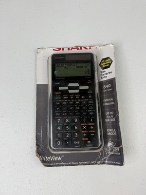 Sharp EL-W535TGB-BL Scientific Calculator, 16-Digit LCD 422 Functions SEALED
