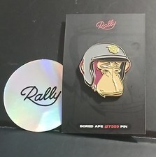 💎 BORED APE PIN 🔥 #7359 Rally Rd Road BAYC #/250 SUPER RARE Crypto Collectible