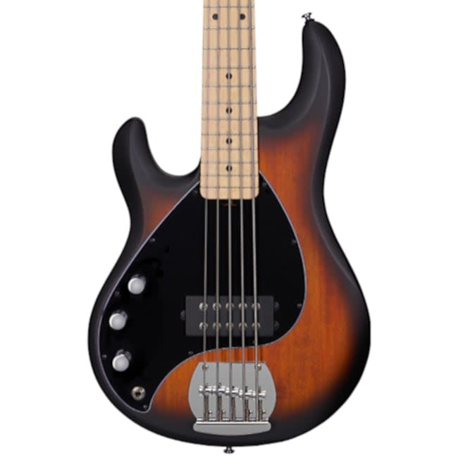 Sterling StingRay RAY5LH Left-Handed 5-String Bass Guitar Vintage Sunburst 79990₽