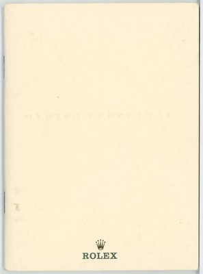 Rolex Oyster Perpetual Catalog Brochure with Price List 132.06 2000