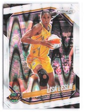 2025 Panini Prizm WNBA #106 Lisa Leslie White Seismic Prizms