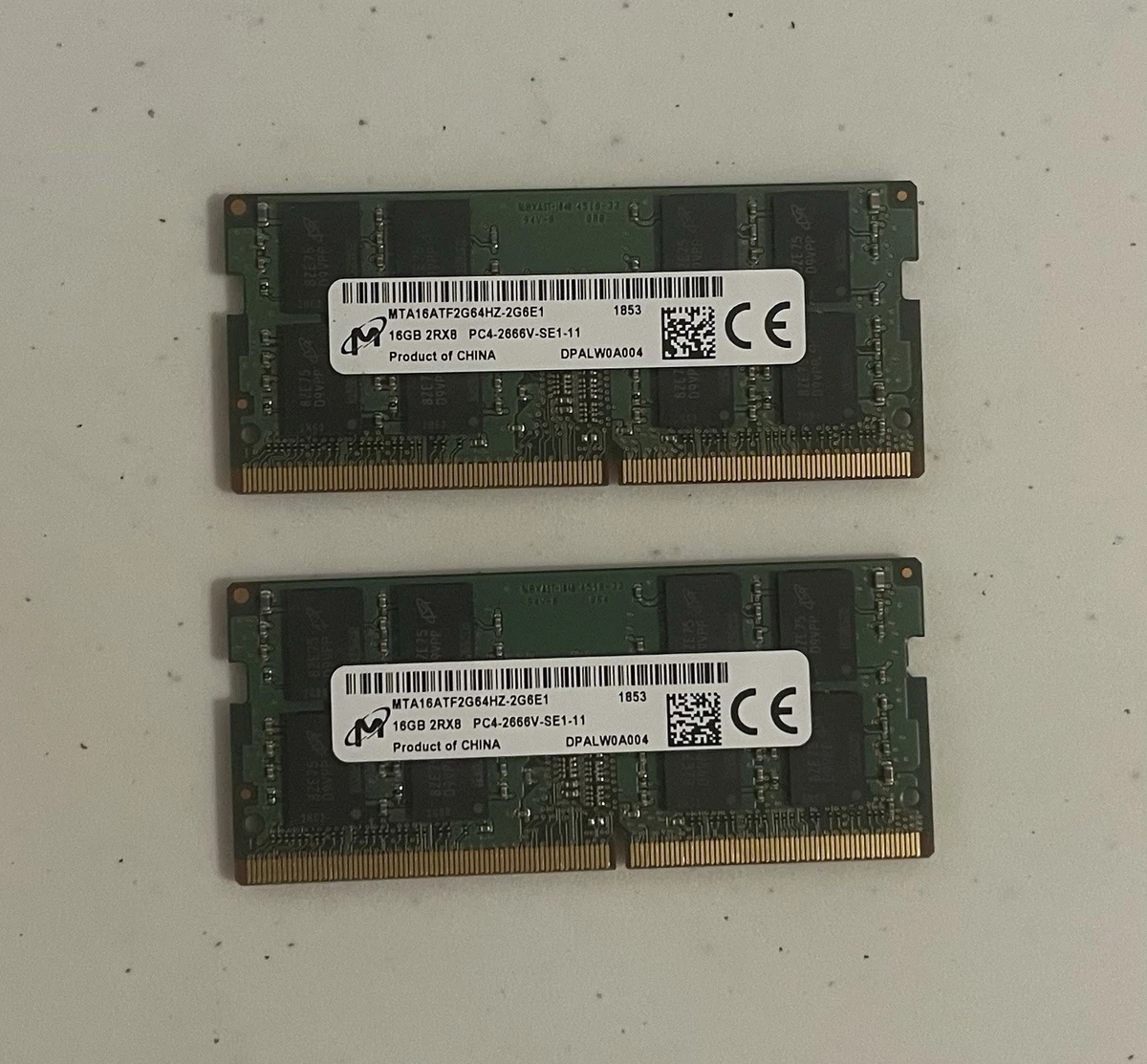 Micron DDR4 SDRAM 32 GB Total Capacity Memory (RAM) for sale | eBay