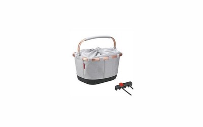 KLICKfix FAHRRADKORB CARRYBAG GT FÜR RACKTIME TWIST SKY ROSE