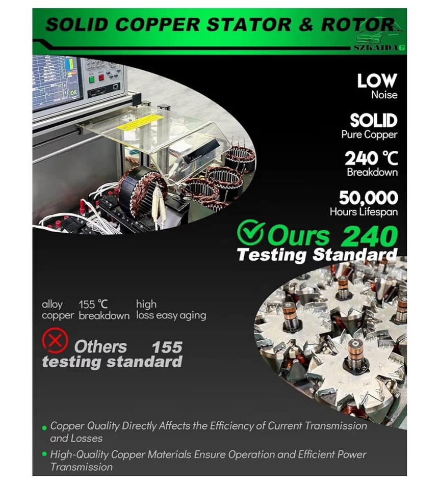 Alternator For Toyota Sienna 1998 1999 2000 2001 2002 2003 1998-2003 13806N - Image 4 of 4