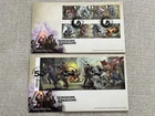 GB 2024 Dungeons & Dragons + Minisheet FDC Christchurch + Dragonville Postmark