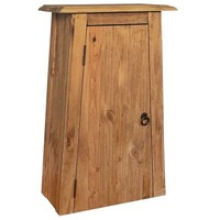 Bad Wandschrank Badezimmerschrank Badschrank Massivholz Kiefer 42X23X70Cm Vidaxl