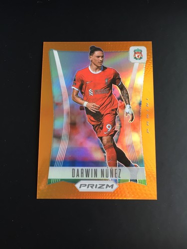 Darwin Nunez [Orange] #5 2023 Panini Prizm Premier League Flashback card