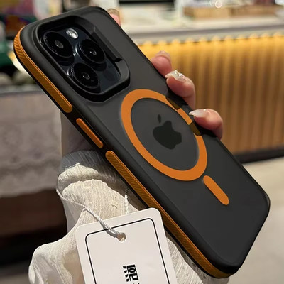 Magnetic Phone Case for Iphone 16 15 14 13 12 11 Pro Max Hard Cover