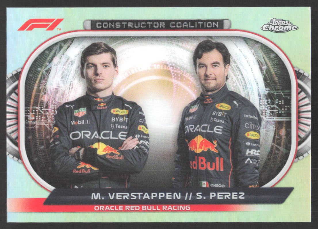 2022 Topps Chrome Formula 1 #CC-RBR Max Verstappen / Sergio Perez