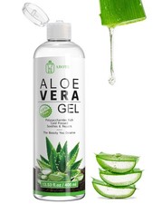 Organic Aloe Vera Gel from 99 Pure Aloe for All - Ideal for After Suncare, P...