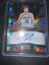 AUSTIN REAVES 2022 Panini Select #SSARV Signature Selections PRIZM AUTO ZJ