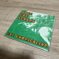 Only The Strong Victory Records Compilation Vtg 90s Black Vinyl 7in Integrity