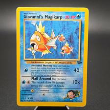 Wizards of the Coast Pokémon TCG Giovanni's Magikarp 73/132 Gym Challenge Eng on eBay