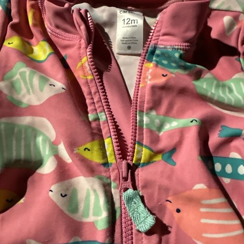 Lot of 3 Smockingbird Smocked Fish Swim Suit 18 & 12 Month One Piece Swim Plus - Picture 14 of 23