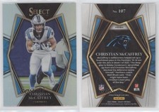2021 Panini Select Premier Level Silver Prizm Christian McCaffrey #107