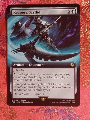 Extended Reaper's Scythe Final Fantasy Magic The Gathering MTG Borderless
