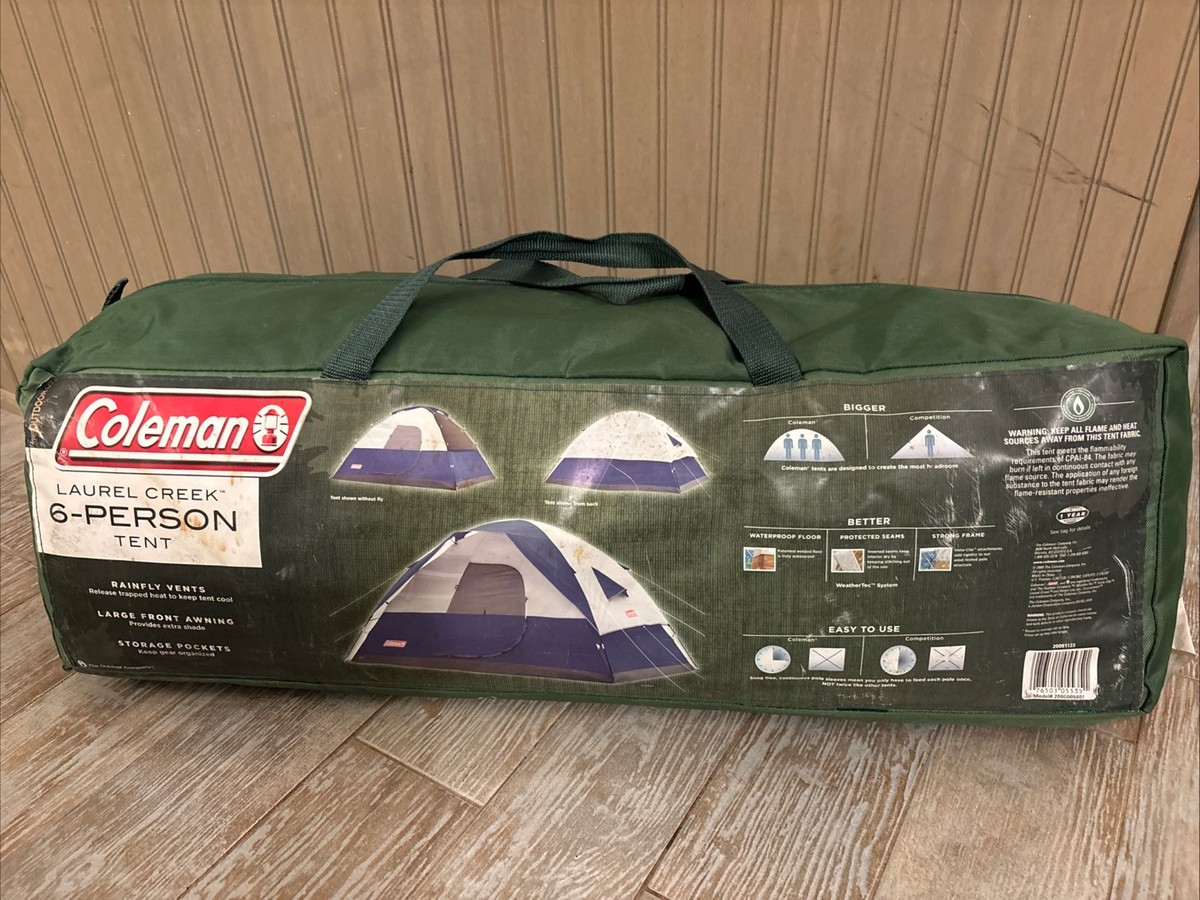 Never Used New Coleman Laurel Creek 6 Person Tent | eBay