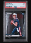 2024 Panini Prizm - Rookie Card Drake Maye #329 (RC) PSA 9