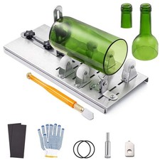 Glass Bottle  Kit Adjustable Sizes 5 Wheels Round Glassbottle Cu-tting Tool