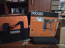 RIDGID R213BNF Brad Nail Gun. Lightly Used 