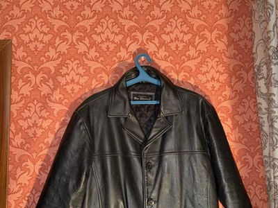 Rare Vintage Ben Sherman Leather Jacket Size S Mens Long Sleeve | eBay