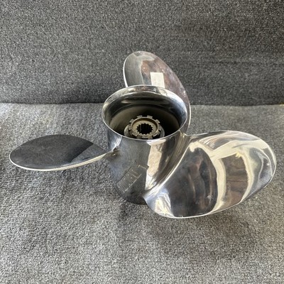 Turbo 1 Boat Propeller ET-14217-R | V6 RH 14 1/4 x 17P SS Very Nice