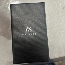 Galiner Portable Cigar Cutter Stainless Steel Double Cut Blade Zebra Wood Gift