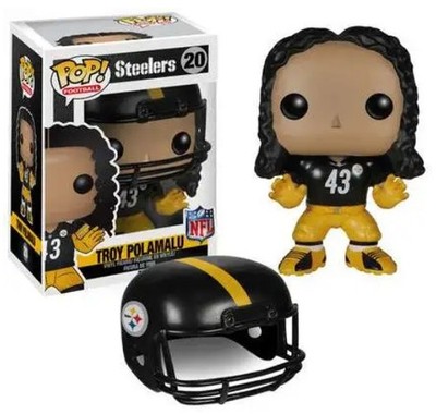 Troy Polamalu (Pittsburgh Steelers) w/Helmet NFL Funko Pop!