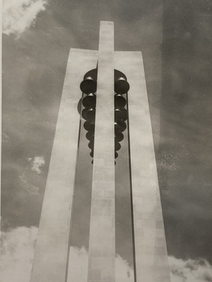 #ad 1943 Dayton Ohio DEEDS CARILLON BELLS Photos Lot of 2 Carillon Historical Park $49.99