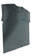 O Neill T Shirt Gray W/ Logo On Front Back Modern Fit Size M