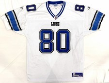 Reebok NFL Detroit Lions Charles Rogers #80 Football Jersey Men’s Size 50