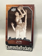 2010 UD Greats of the Game Jerry West #20 West Virginia Lakers