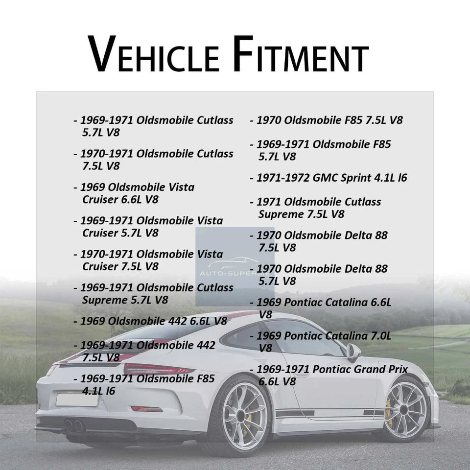 Manguera de freno delantera Raybestos 2x para Oldsmobile Cutlass 5,7 L 1969-1971 Foto 4 de 4