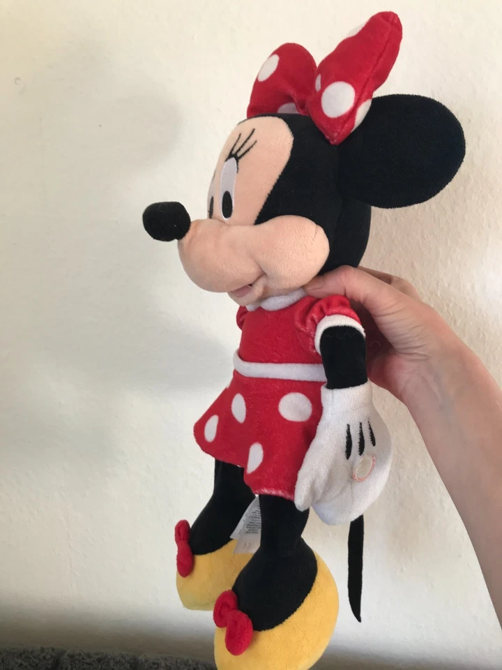 DISNEY 2020 MINNIE MOUSE PLÜSCHTIER mit ROTEM KLEID 40-45 cm KEIN CHINA *USA* - Bild 4 von 4