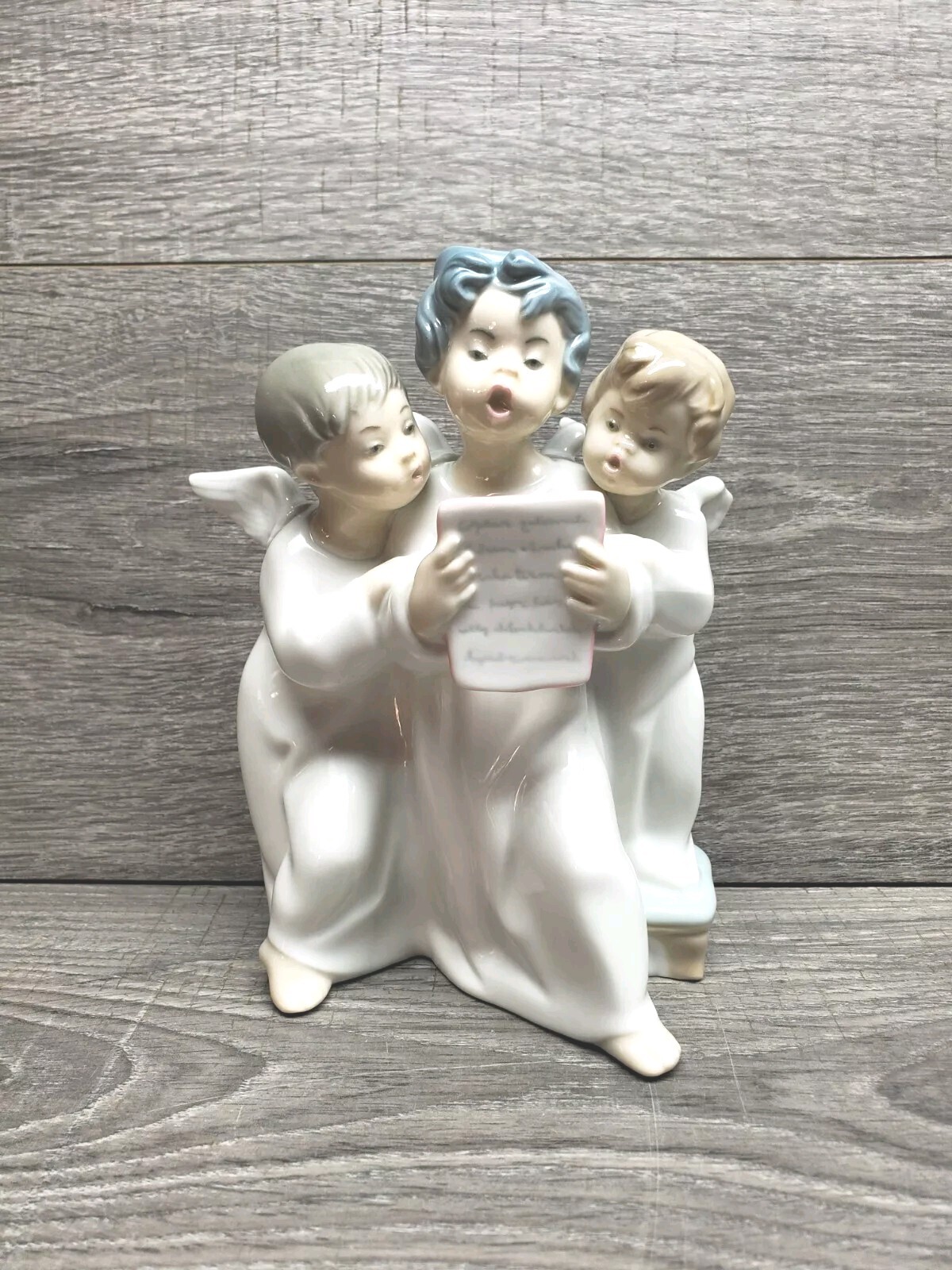 Lladro Angels Group 4542 Handcrafted Porcelain Figurine