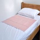 Quick Dry Washable Bed Protector – 75 x 90 cms,with tuck in Flaps, Pink