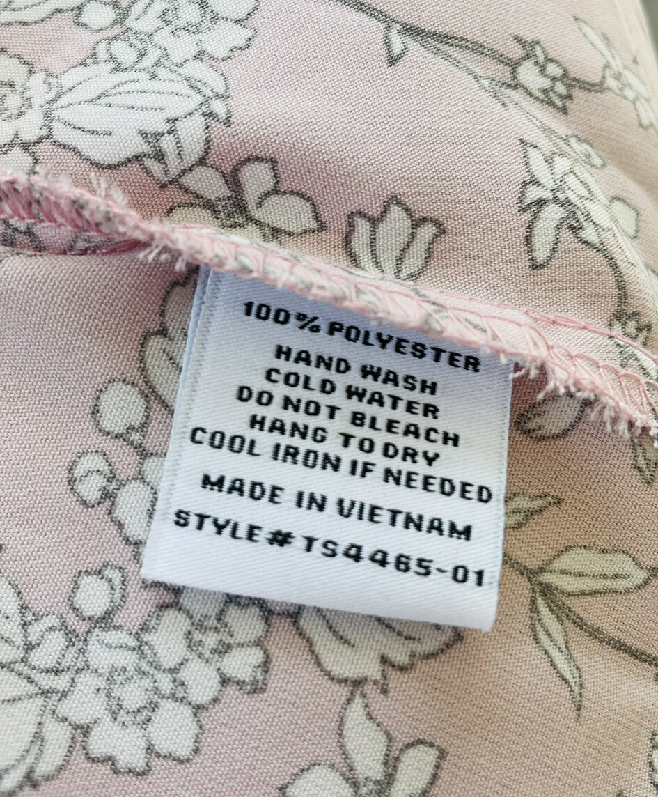 Collective Concepts Pink Floral Cold Shoulder Blouse Size XS Ruched Sleeve