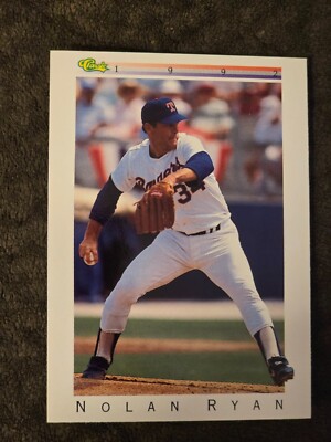 1992 Classic Update White Travel Edition - Nolan Ryan #T78 Texas Rangers Glossy