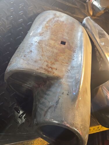 1957 Chevy Belair Rear Bumper Corners Pair Lf/rt Oem - Picture 2 of 19