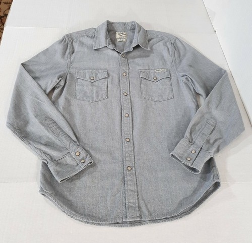 Lucky Brand Long Sleeve Pearl Snap 
