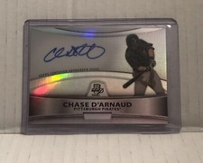 2010 Bowman Platinum Prospect Refractor #BPA-CD Chase D'Arnaud AUTO