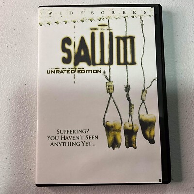 Saw III, Widescreen, Unrated Edition DVD, MULTIPLES SHIP/FREE!
